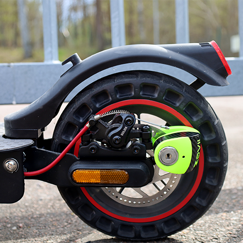 Skivelås med alarm Zovii - Grøn